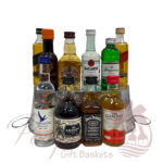 Premium Mini Bar Liquor Gift Basket