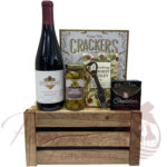 Sophisticated Snacking Wine Gift Basket