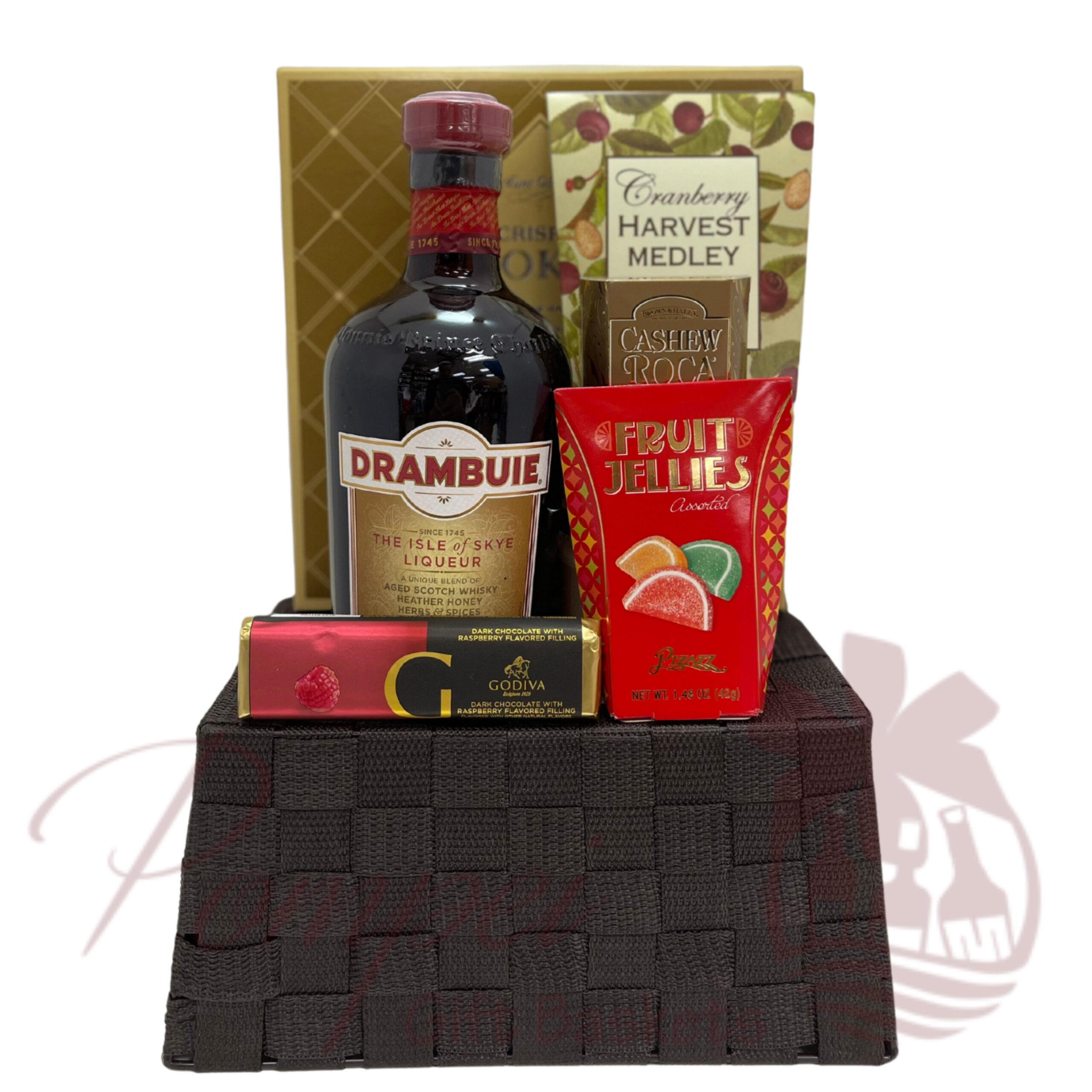 Man Cave Essentials Scotch & Beer Gift Basket by Pompei Baskets