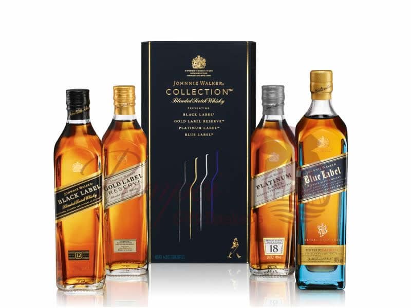 Johnnie Walker Collection Gift Set from Pompei Baskets