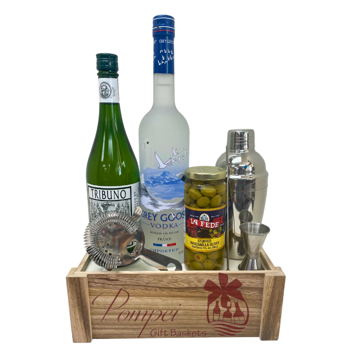 Such a Gentleman Whiskey Gift Basket by Pompei Baskets