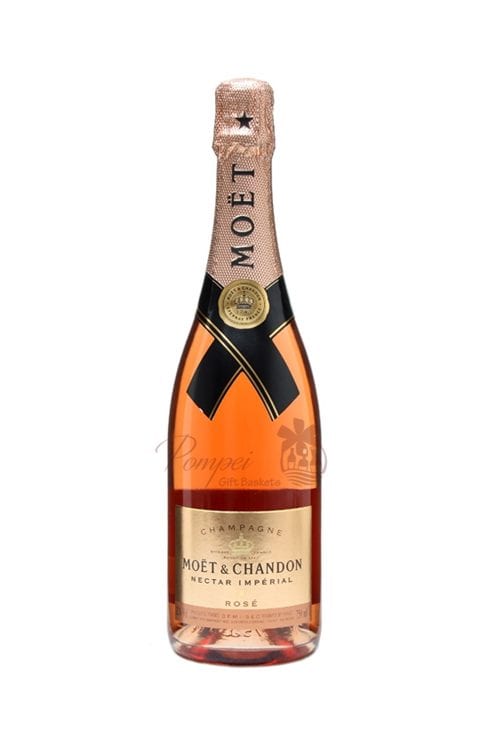 Moet and Chandon Nectar Rose Imperial Champagne: Pompei Baskets