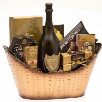 The Golden Dom Champagne Gift Basket