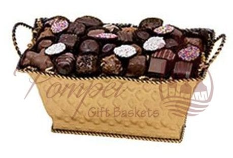Golden Confectionery Chocolate Gift Basket