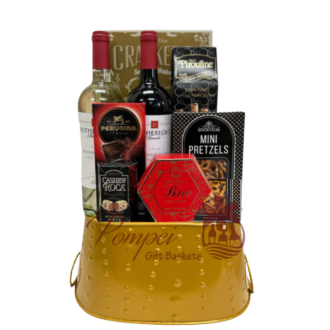 rutherford wine gift basket, gift basker for christmas
