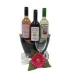 Three for Me Wine Gift Basket