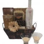 Vanilla Latte Wine Gift Basket