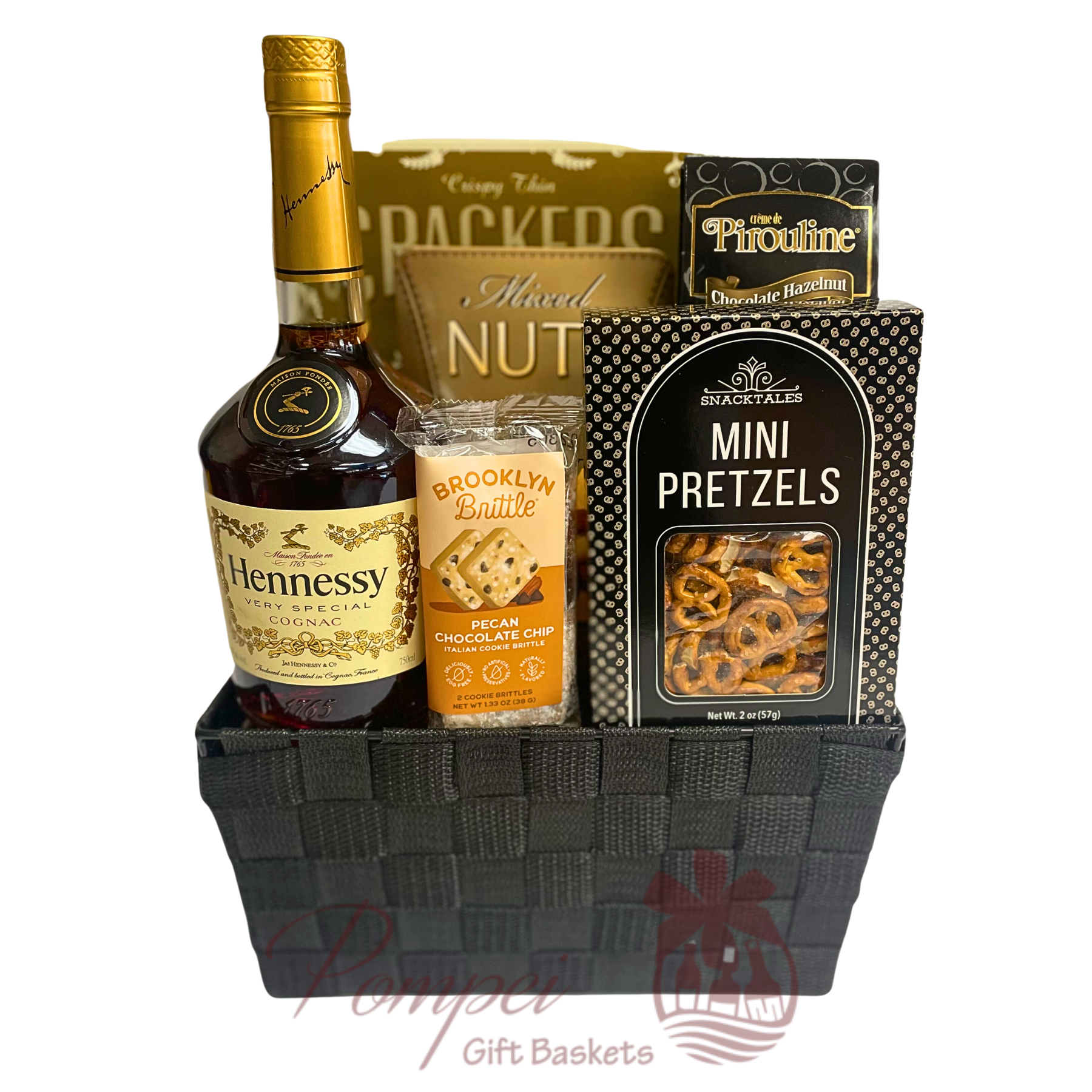 Sweeter than Honey Whiskey Gift Basket by Pompei Baskets