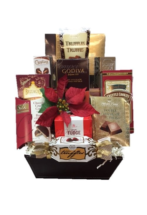 Chocolate Heavens Gourmet Gift Basket by Pompei Baskets
