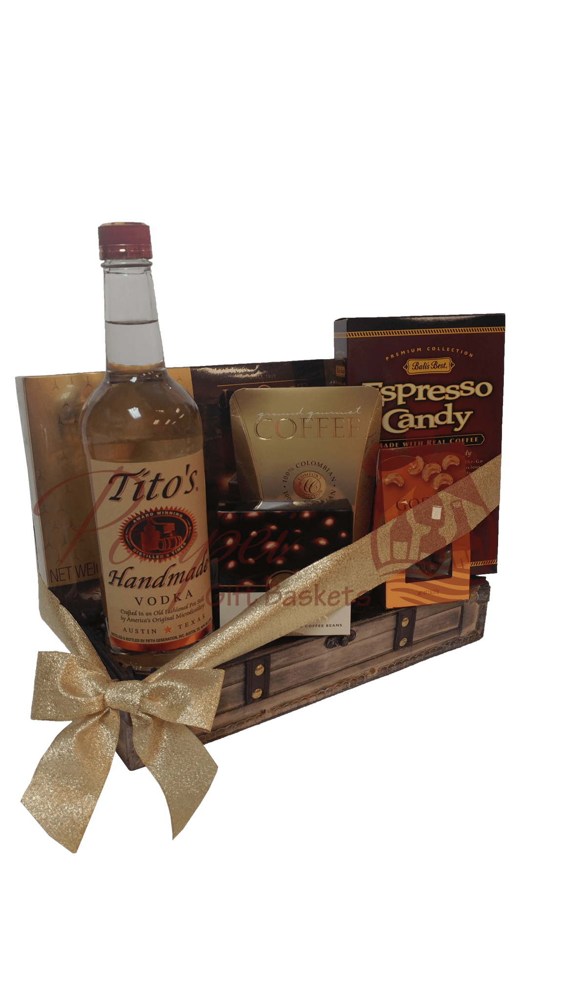 The Perfect Titos Vodka Gift Basket by Pompei Baskets