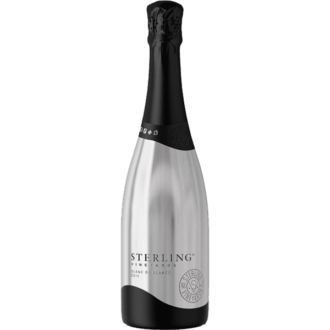 Sterling Vineyards Blanc de Blancs, Sterling Silver Bottle, Engraved Sterling Wine, New Sterling Champagne, Sterling Sparkling Wine