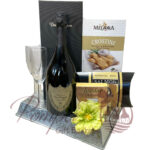 Elegant Picnic Champagne Gift Basket