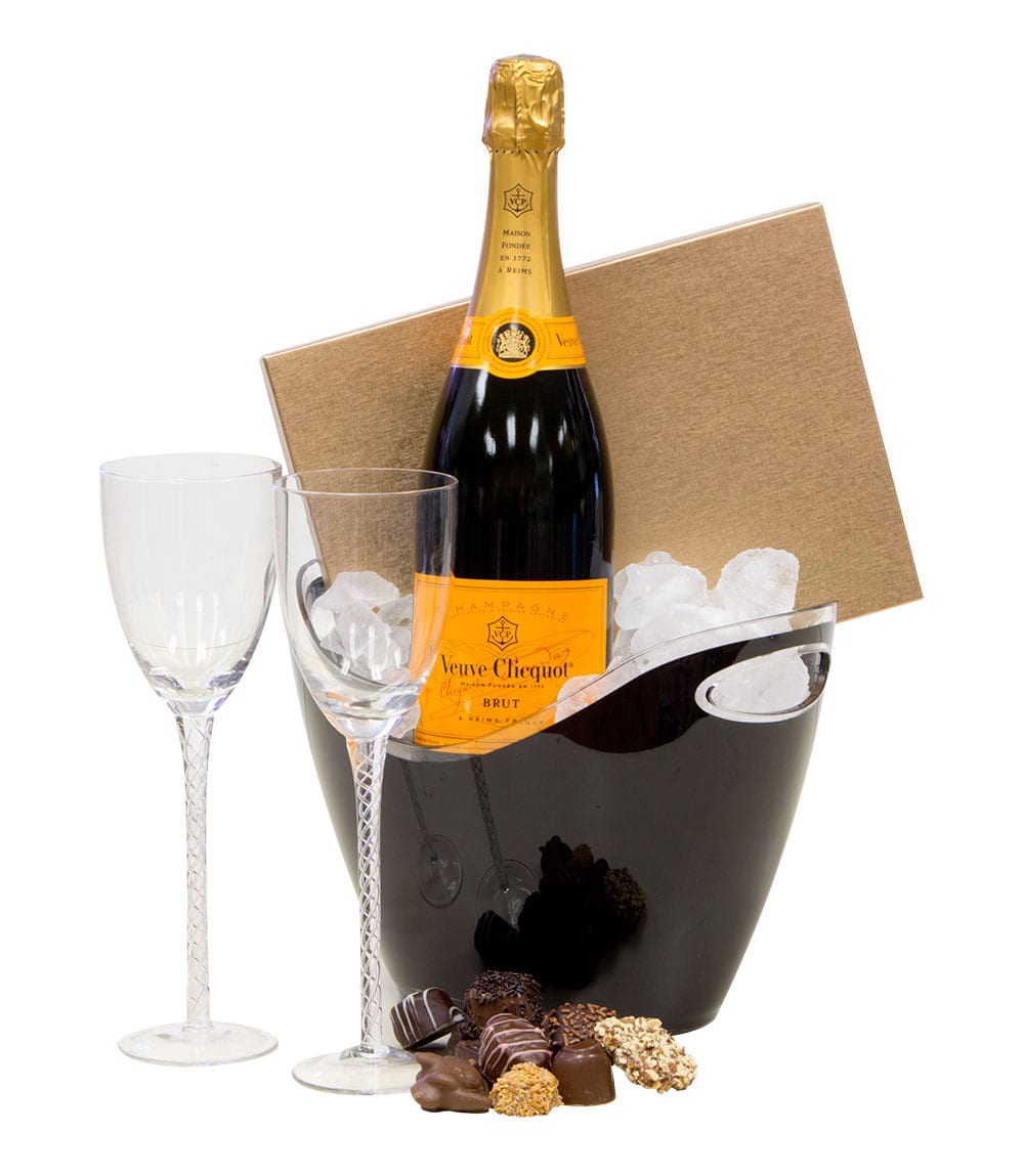Veuve Clicquot Champagne - Yellow Label - Brut - Gift Box Double