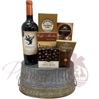 Bold Bogle Wine Gift Basket, Bogle Gift Basket, White Wine Gift Basket, Red Wine Gift Basket, Thank you gift basket, Bogle Phantom Gift Basket