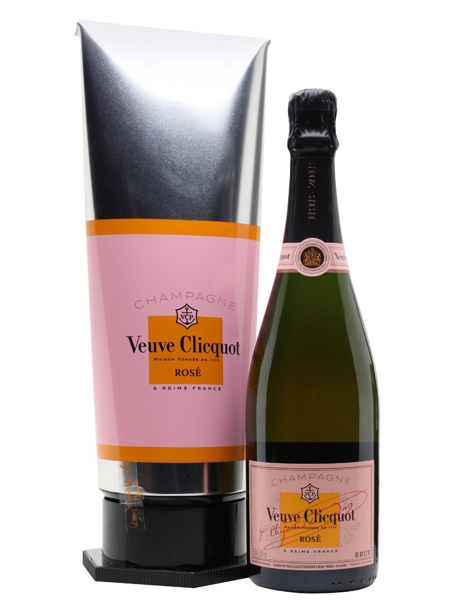 Veuve Clicquot Brut Rose Champagne (Engraved Bottle)