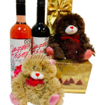 Beary Much in Love Wine Gift Basket