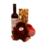 Mi Amor Red Wine Gift Basket