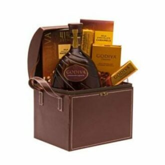 Go Go Diva Chocolate Liqueur Gift Basket, Godiva Gift basket, Liquor and Godvia Gift Basket, Chocolate Gift basket, 21st birthday gifts, sympathy gift basket