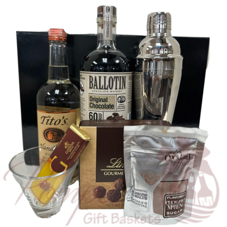chocolate martini cocktail kit, chocolate martini, martini, gift set, gift box, cocktail kit, Godiva liquor, titos, Pompei Gift Baskets, gift baskets, local business, small business, gifts, presents, anniversary gift, birthday gift, birthday gift set, Christmas gift, graduation gift, mom gifts, dad gifts, 21st birthday, delivery through USA, New York, New Jersey, California, Florida, celebration, congratulations gift, new parents, new home, relator gifts, closing gifts, manly gifts, gifts for men, gifts for women, gifts for grandparents, wedding gifts, shower gifts, bridesmaids gifts, groomsmen gifts, small business, Pompei gift baskets, gourmet gift basket, gourmet snacks, chocolate, sweet, salty, savory, kitting, corporate, large corporate, small corporate, kitting business, engraving, custom, made to order, personalization, bottle engraving, photo engraving, text engraving, message engraving, champagne bottle engraving, wine bottle engraving, liquor bottle engraving, glass engraving, local hand delivery, personal touch gifts, creative gifts, corporate gifting, liquor deliveries