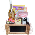Rose All Day Wine Gift Basket