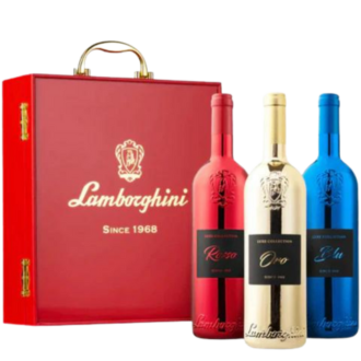 amborghini: LUXE Red Collection Gift Set, lamborghini, gift set, red wine, impressive gifts, cars, expensive gifts, shiny gifts, wine, pompei gift baskets