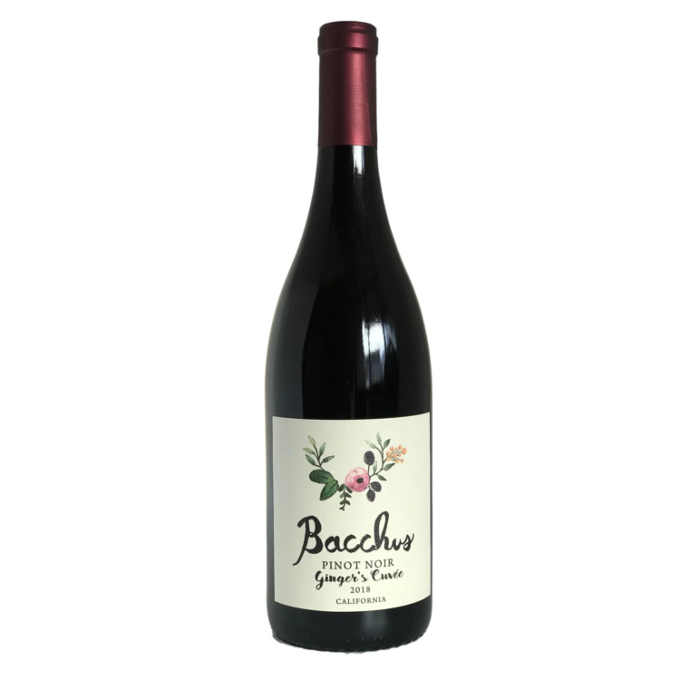 Bacchus Pinot Noir, PINOT NOIR, red wine, flower label wine, spring wine, wine gift baskets, pompei gift baskets