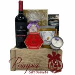 Wine-Down Gift Basket