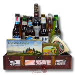 Man Cave Essentials Scotch & Beer Gift Basket