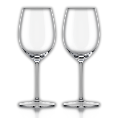 2 Wine Glasses