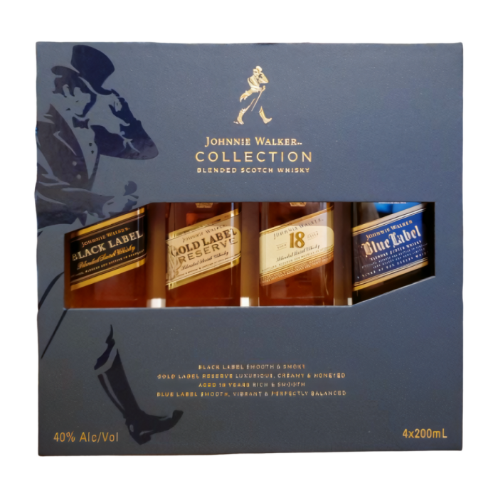 Johnnie Walker House Of Walker Sampler 4 Pack 200 ML