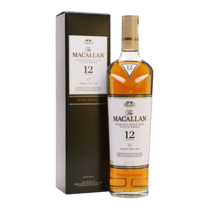 Macallan 12 Sherry Oak Cask Single Malt Scotch