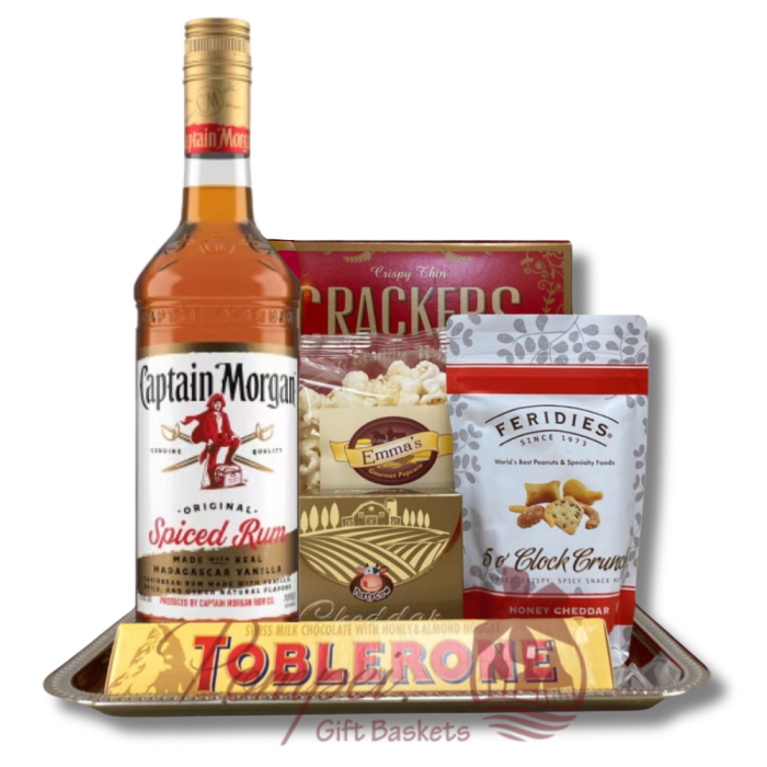 Captain Morgan Rum Gift Basket