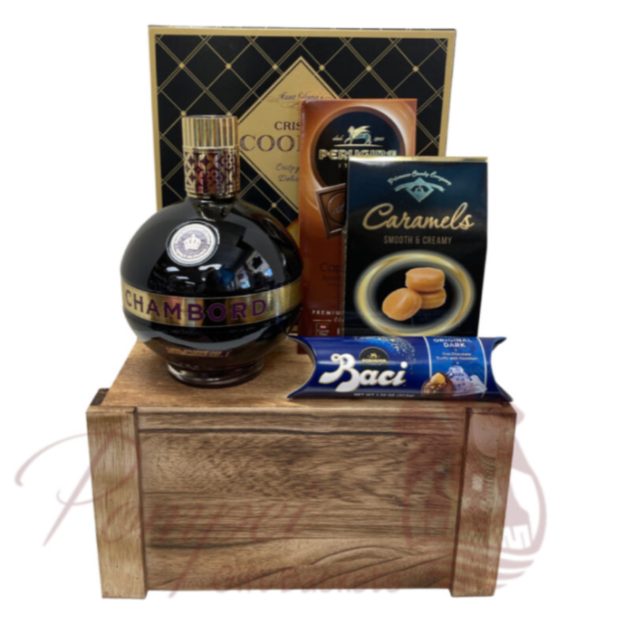 Versatile Chambord Liqueur Gift Basket