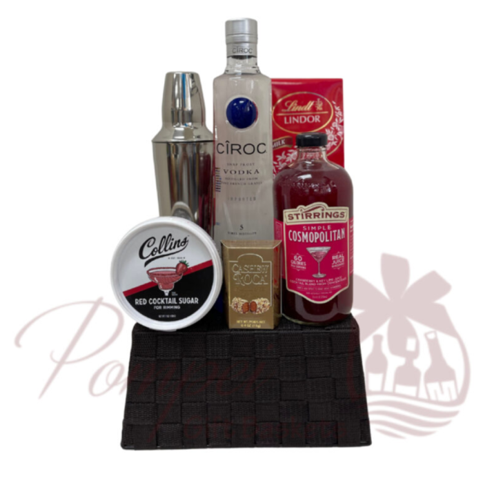 Creative Cosmo Vodka Gift Basket