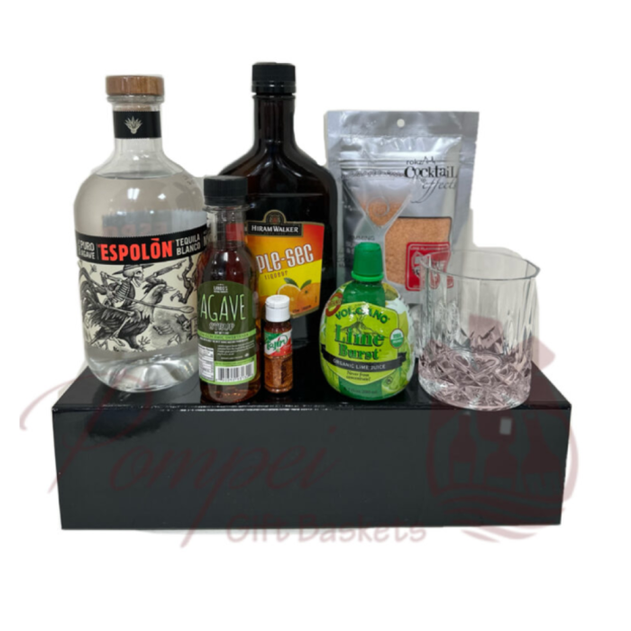 Spicy Espolòn Margarita Tequila Gift Basket