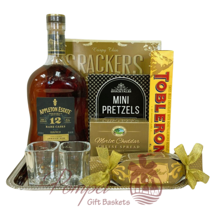 Elegant Appleton Estate Rum Gift Basket