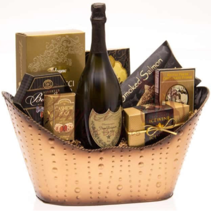 The Golden Dom Champagne Gift Basket