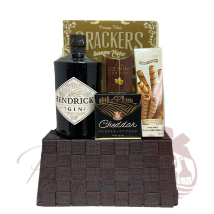 Hendrick's Juniper Gin Gift Basket