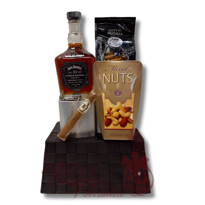 Jack Daniel's Single Barrel Whiskey Gift Basket