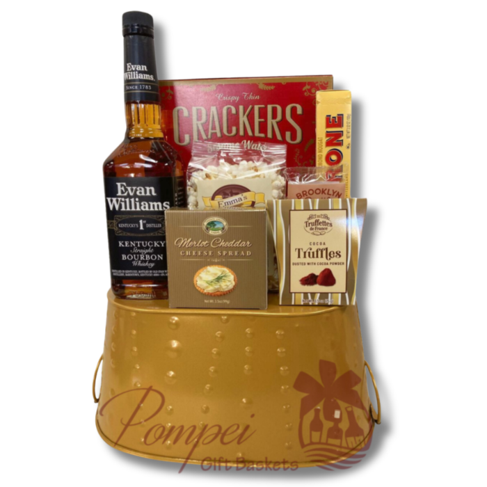 Kentucky's Evan Williams Bourbon Whiskey Gift Basket