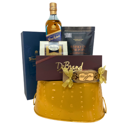 Luxurious Blue Label Scotch Whiskey Gift Basket