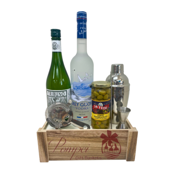 Martini Madness Vodka Gift Basket