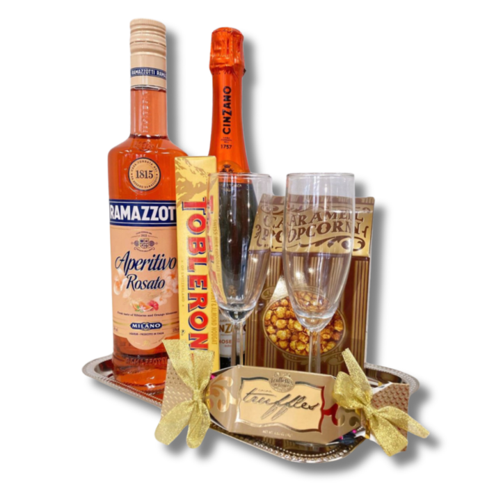 Orange You Glad Prosecco Gift Basket