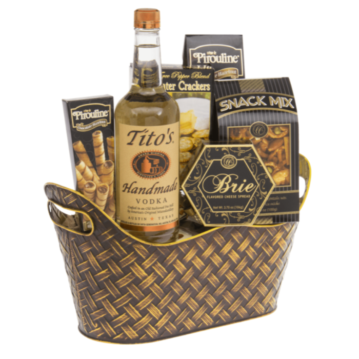 The Perfect Score Vodka Gift Basket