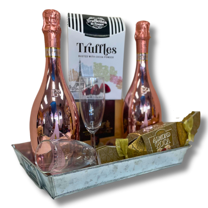 Spring Garden Prosecco Gift Basket