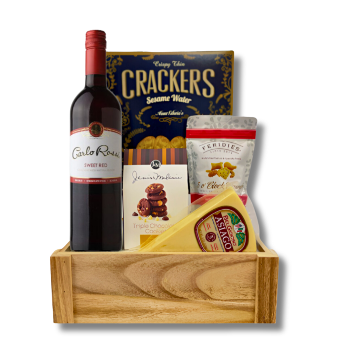 Happy Notes Carlo Rossi Wine Gift Basket