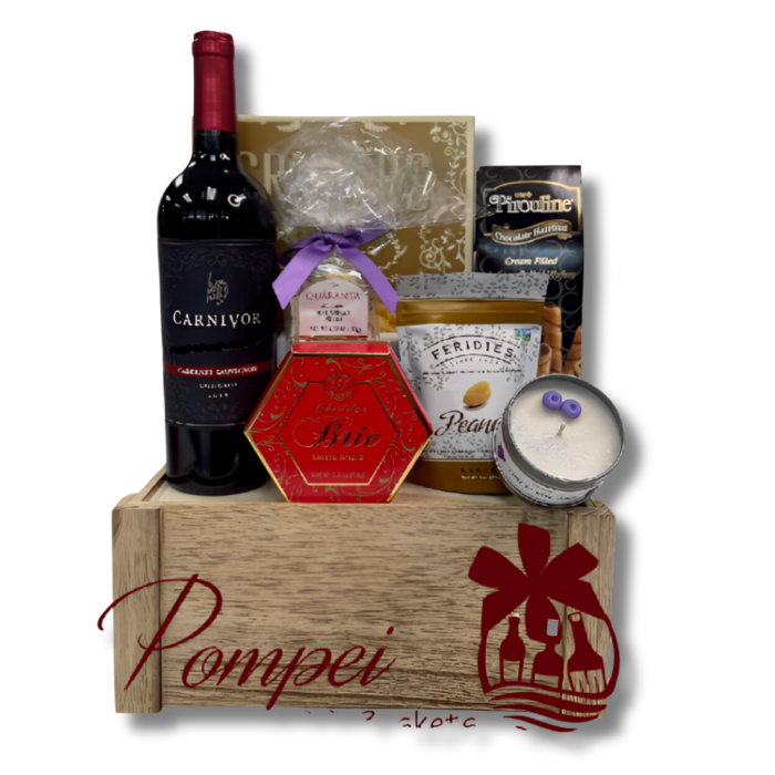 Hungry Carnivor Wine Gift Basket