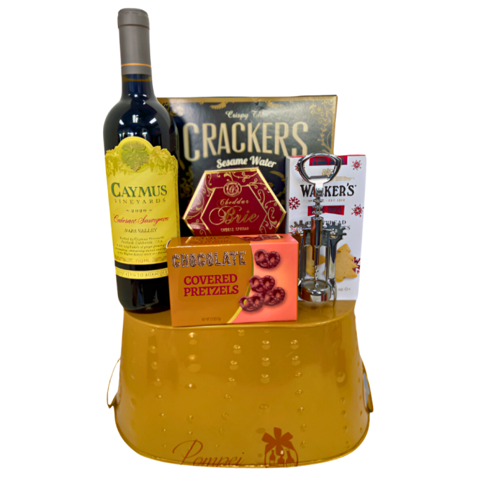 Oh My Caymus Wine Gift Basket