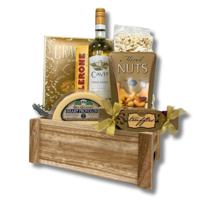 Elegant Cavit Wine Gift Basket