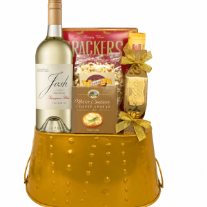 Golden Yellow Tail Wine Gift Basket